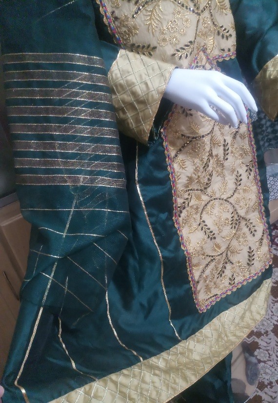 Teal Green Fancy Balochi IMG # 1