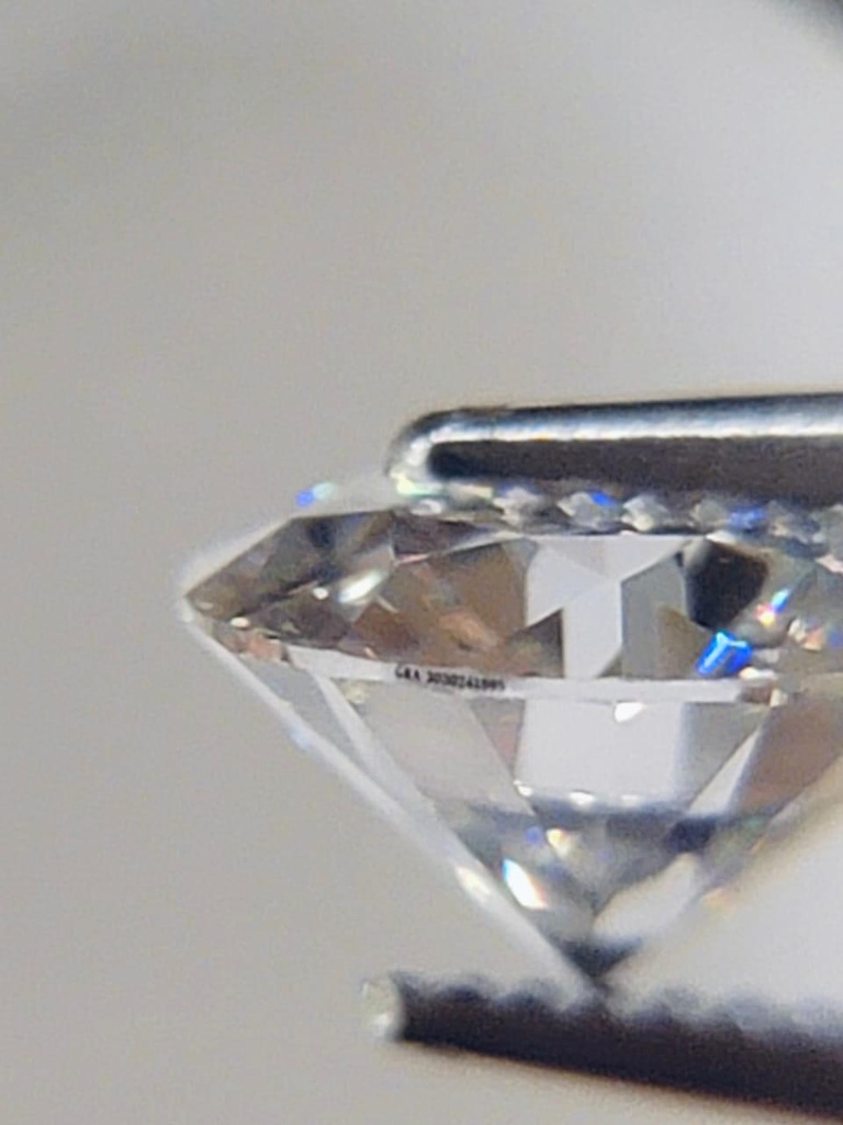Pair of Moissanites 1ct D/VVS1