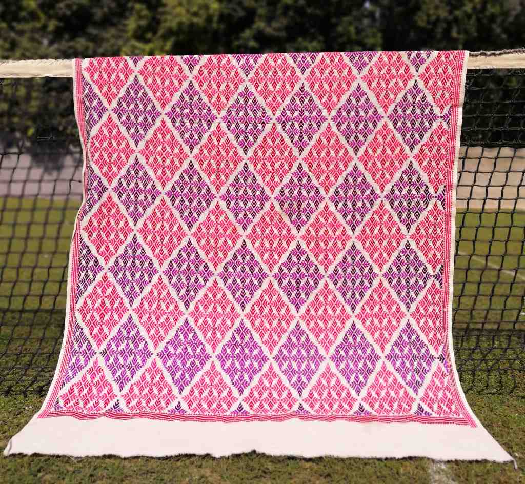 Embroidered Phulkari Shawl          - Duplicate IMG # 1