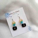 diamond style earrings with stud earring IMG # 1