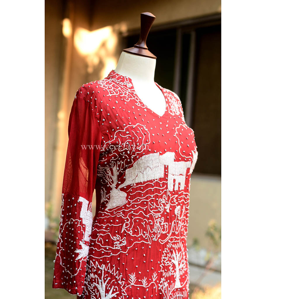 Embroidered Off White Shirt (copy)