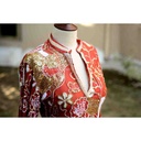 Embroidered shirt With Sitara and Gota work  IMG # 1