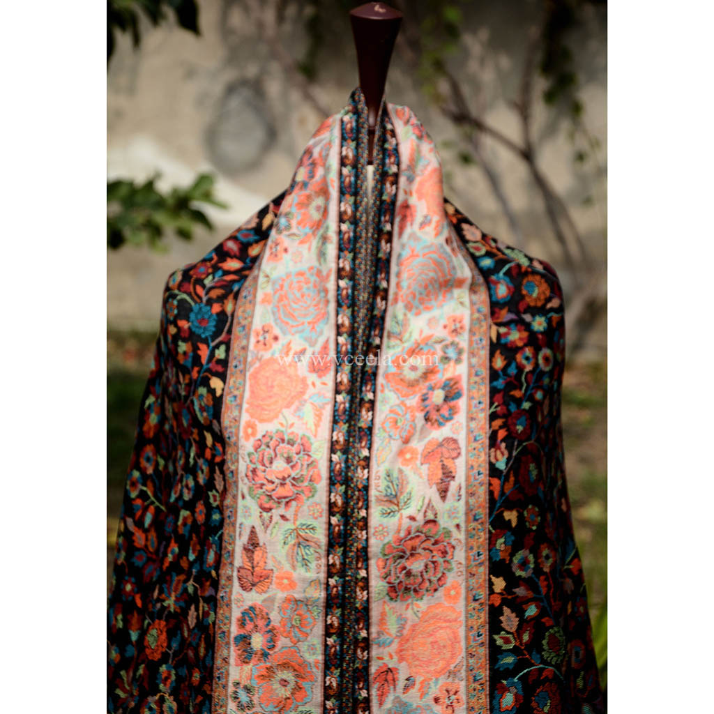 Hand Weaved Pure Kashmiri Kani Shawl