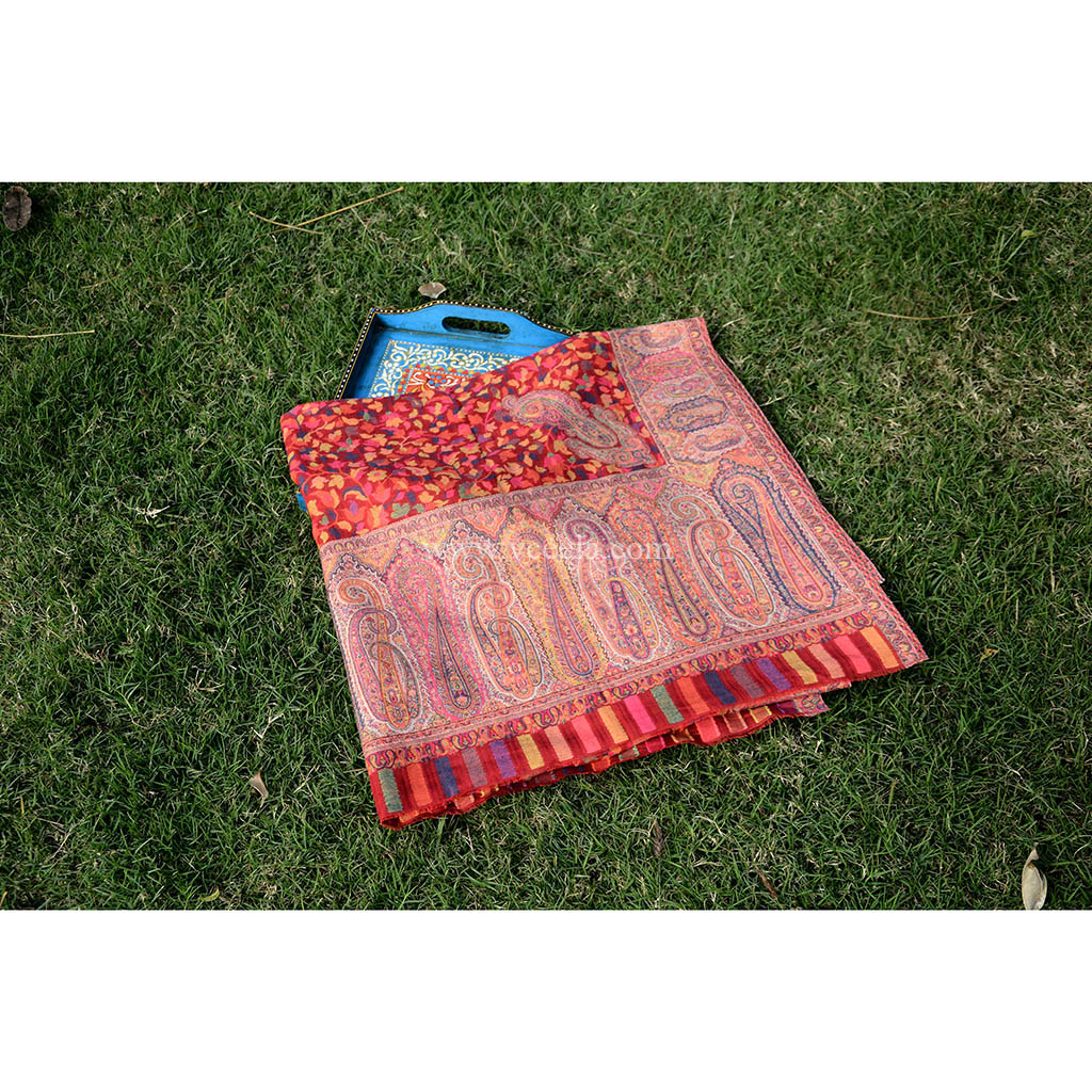 Hand Weaved Pure Kashmiri Kani Shawl