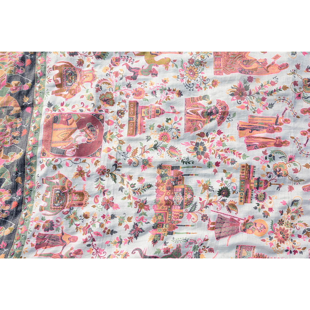 Hand Weaved Pure Kashmiri Kani Shawl