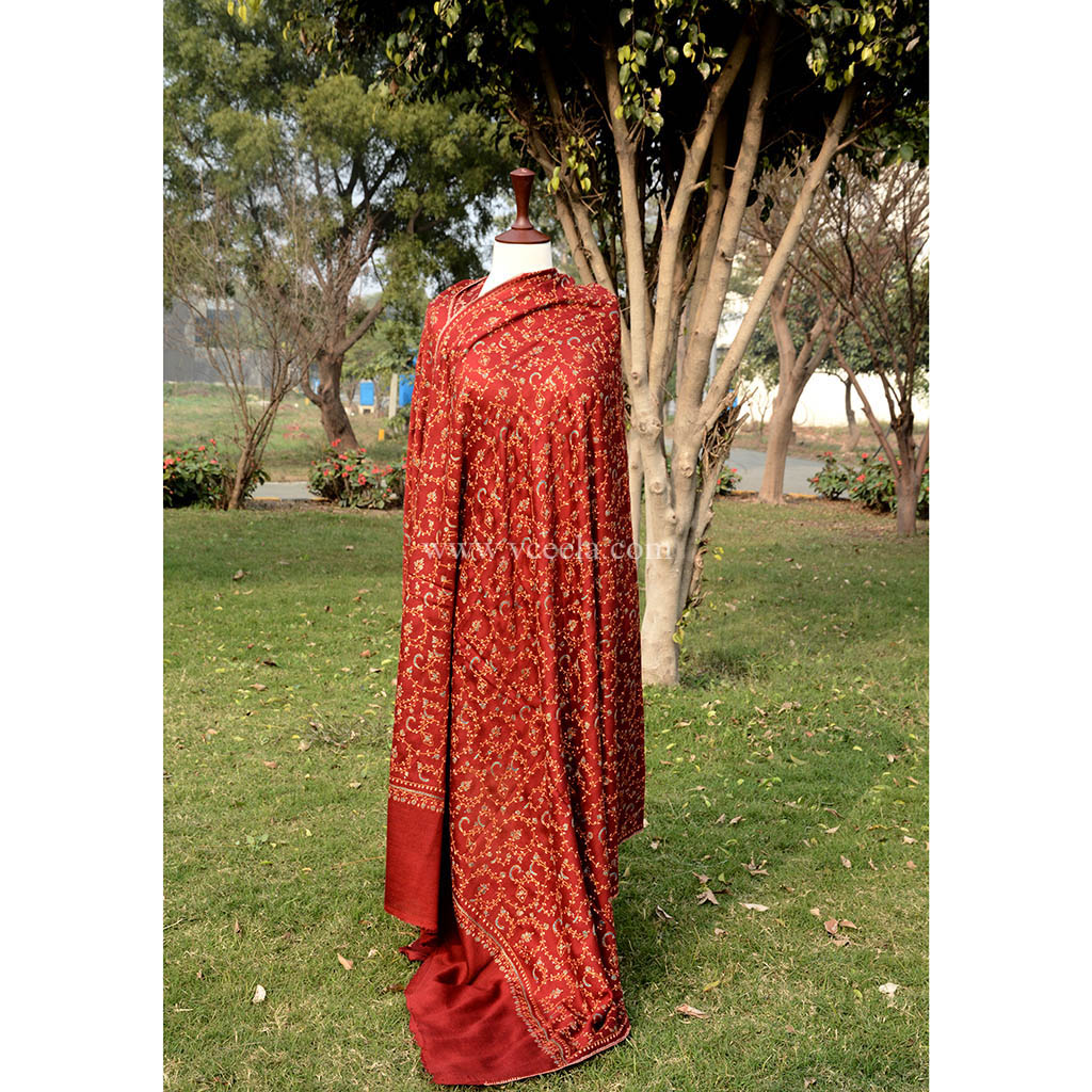 Hand Weaved Pure Kashmiri Kani Shawl