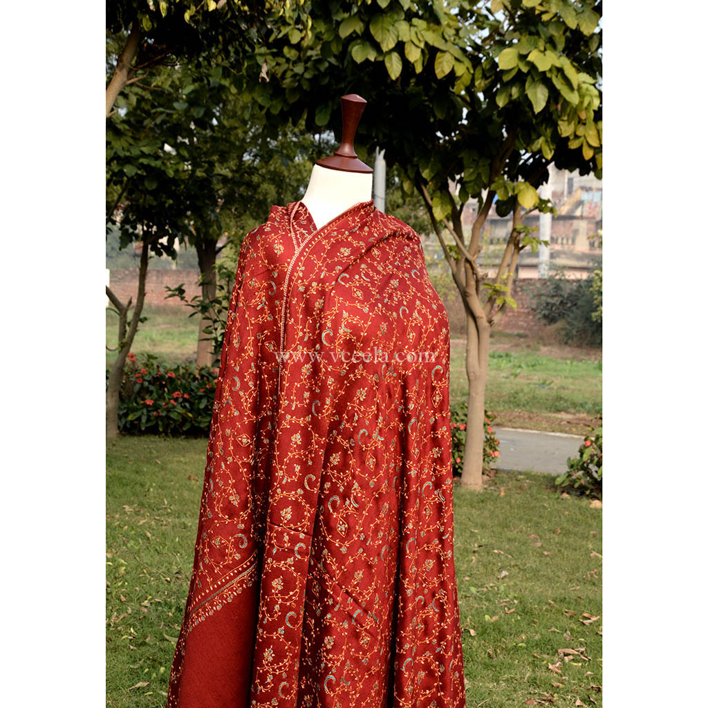 Hand Weaved Pure Kashmiri Kani Shawl