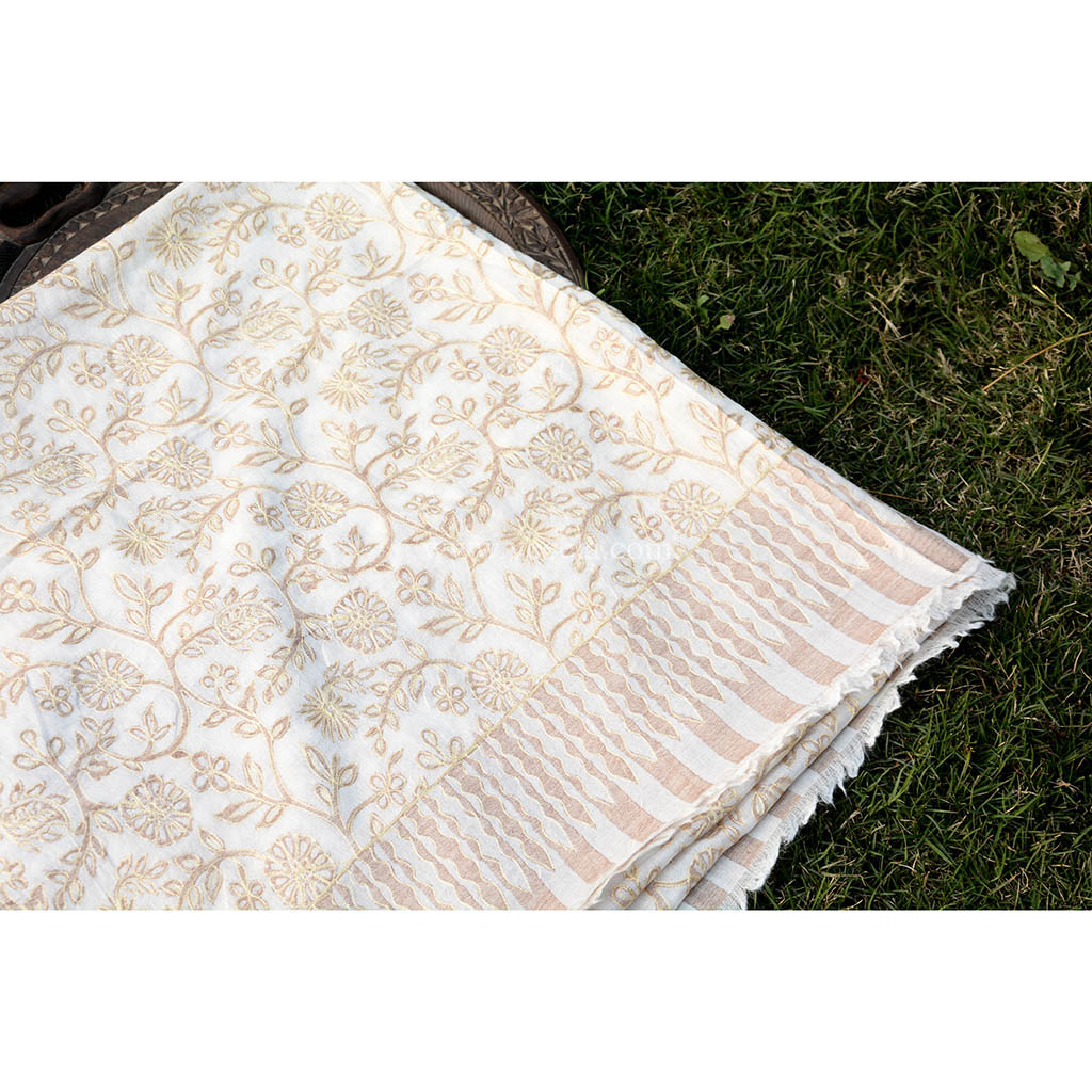 Hand Weaved Pure Kashmiri Kani Shawl