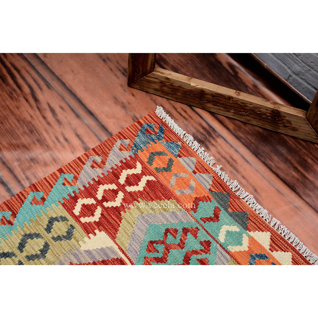 Hand Knotted Kilim Rug