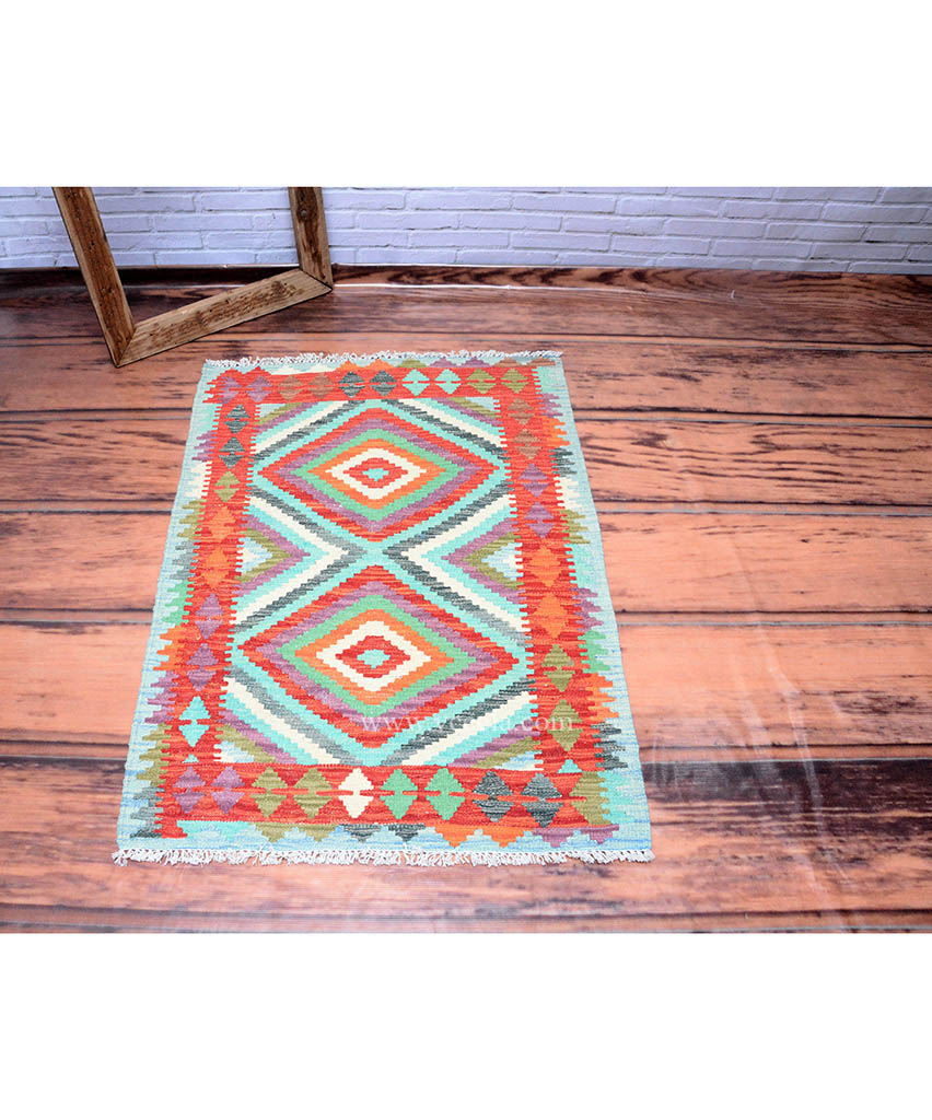 Hand Knotted Kilim Rug