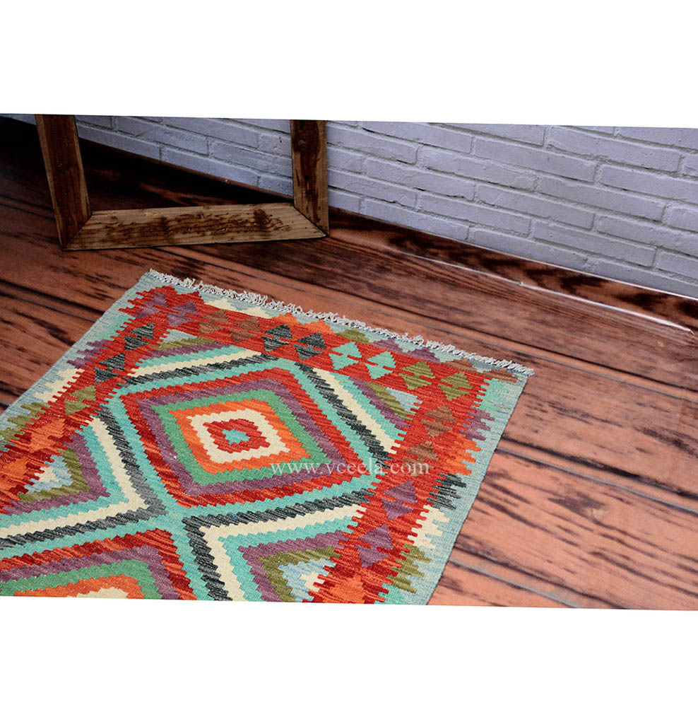 Hand Knotted Kilim Rug