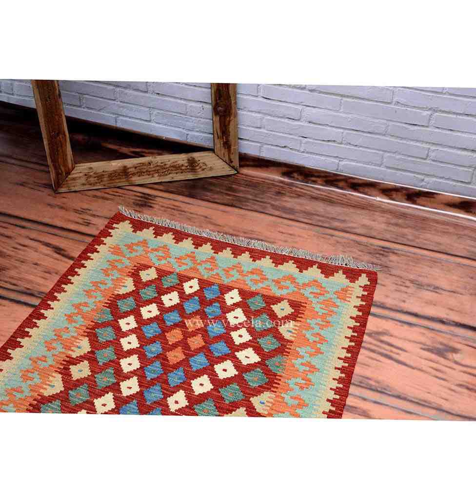 Hand Knotted Kilim Rug - Duplicate IMG # 1