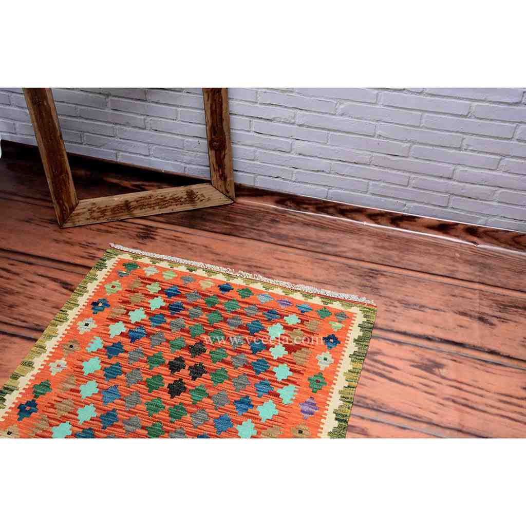 Hand Knotted Kilim Rug - Duplicate IMG # 1