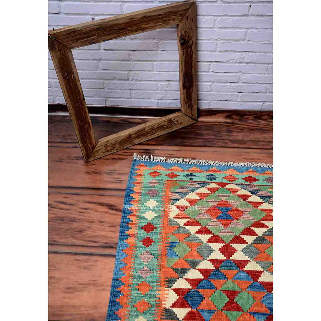 Hand Knotted Kilim Rug IMG # 1