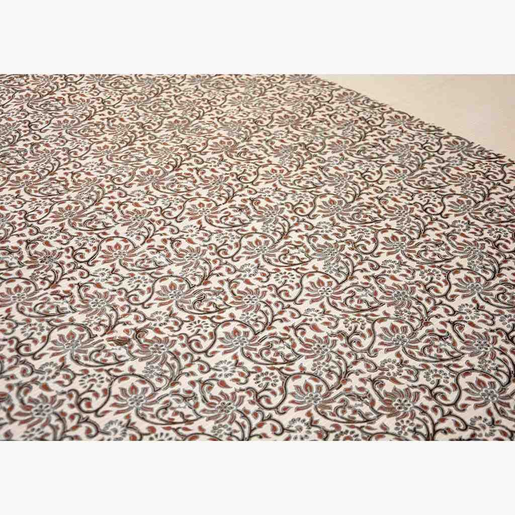 Block Print Bed Sheet - Duplicate IMG # 1
