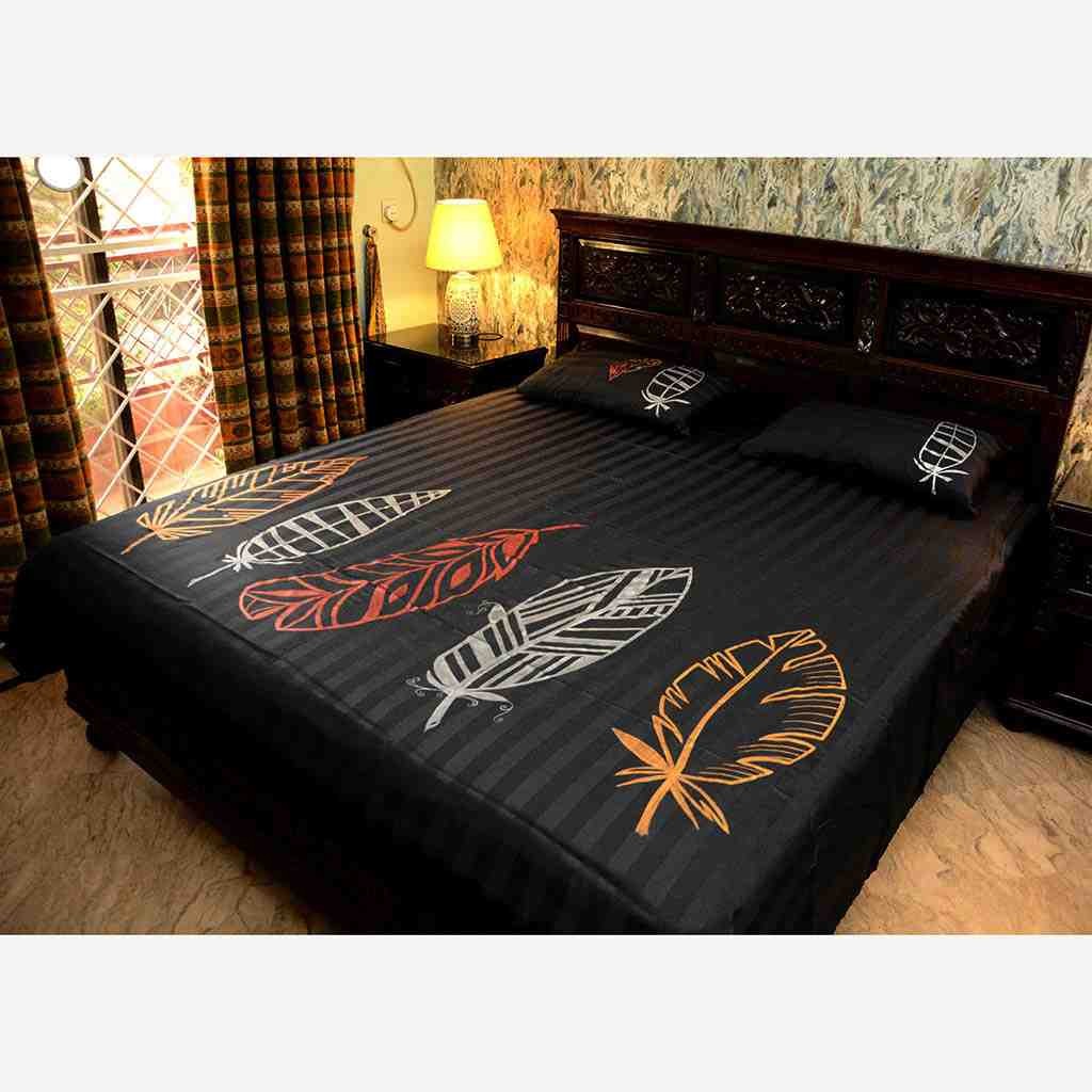Hand Painted Bed Sheet - Duplicate IMG # 1