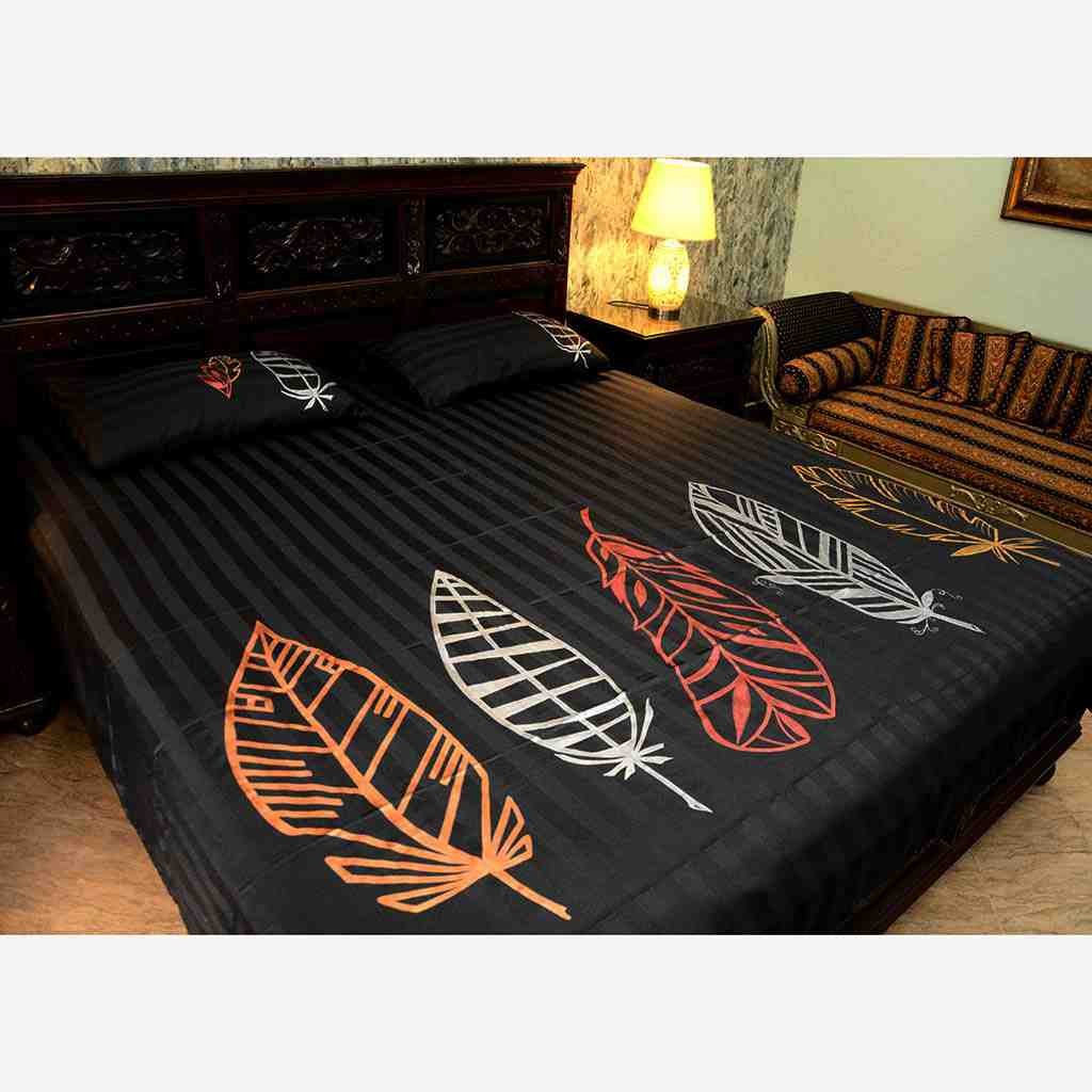 Hand Painted Bed Sheet - Duplicate IMG # 1