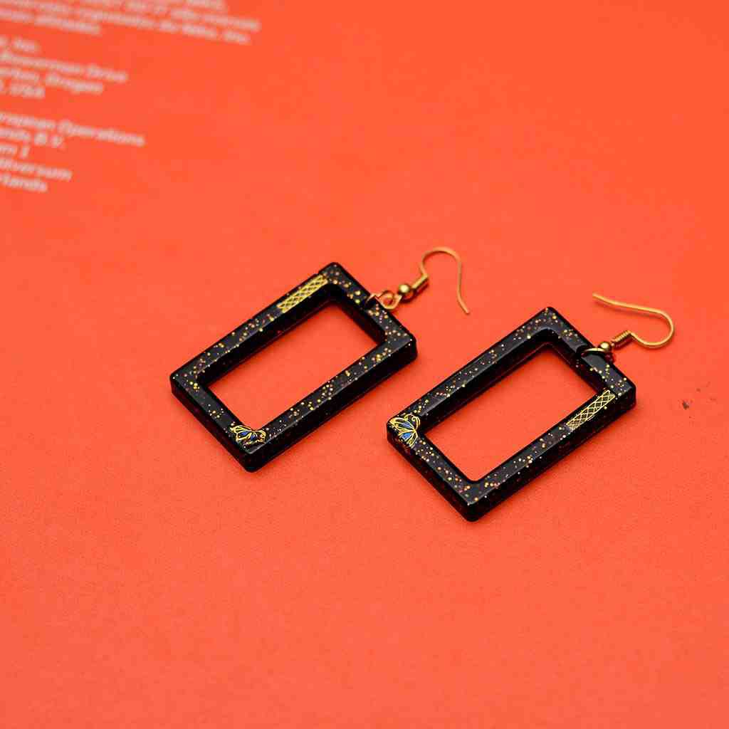 Resin art "J" alphabet keychain - Duplicate - Duplicate - Duplicate IMG # 1