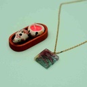 Resin art square pendent   IMG # 1