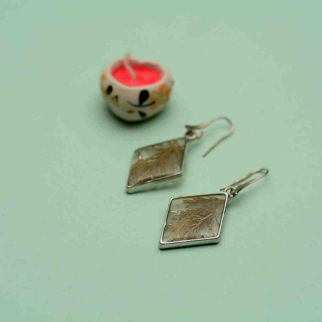 Resin art earrings - Duplicate IMG # 1