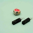 Resin art abstract earrings  - Duplicate IMG # 1