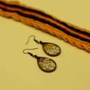 Resin art abstract earrings  - Duplicate IMG # 1