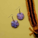 Resin art earrings  IMG # 1