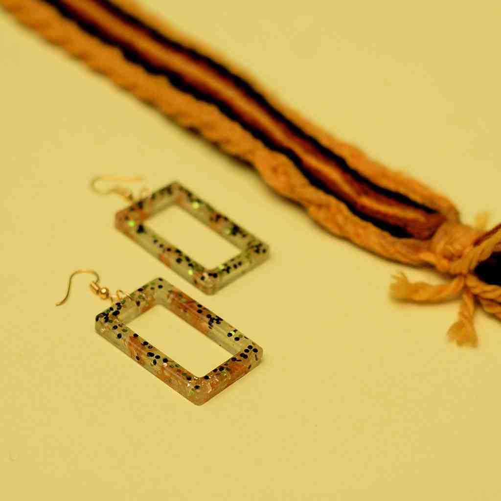 Resin art earrings  - Duplicate IMG # 1