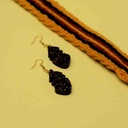 Resin art abstract round earrings  - Duplicate IMG # 1