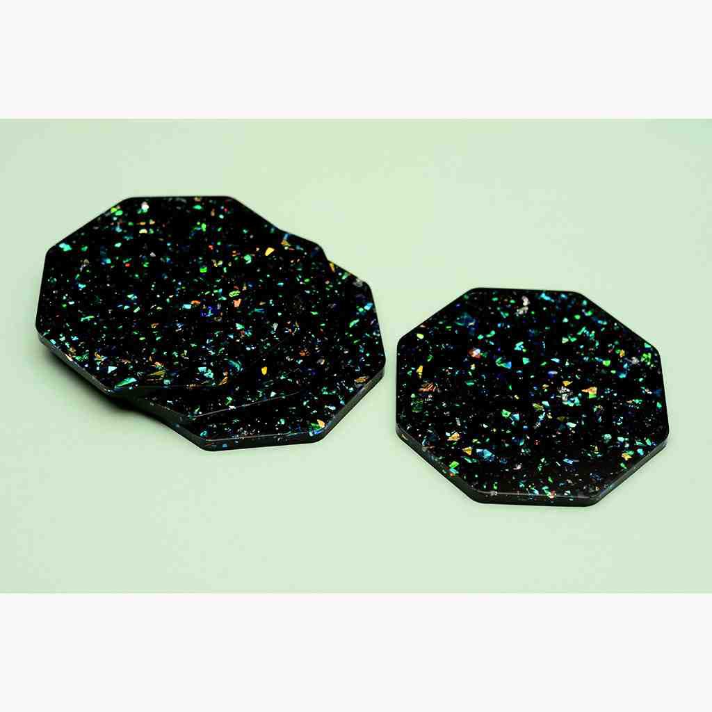 Resin art tea coaster set  - Duplicate IMG # 1