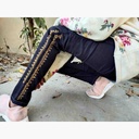Denim Jeans with Beautiful Hand Embroidery   IMG # 1