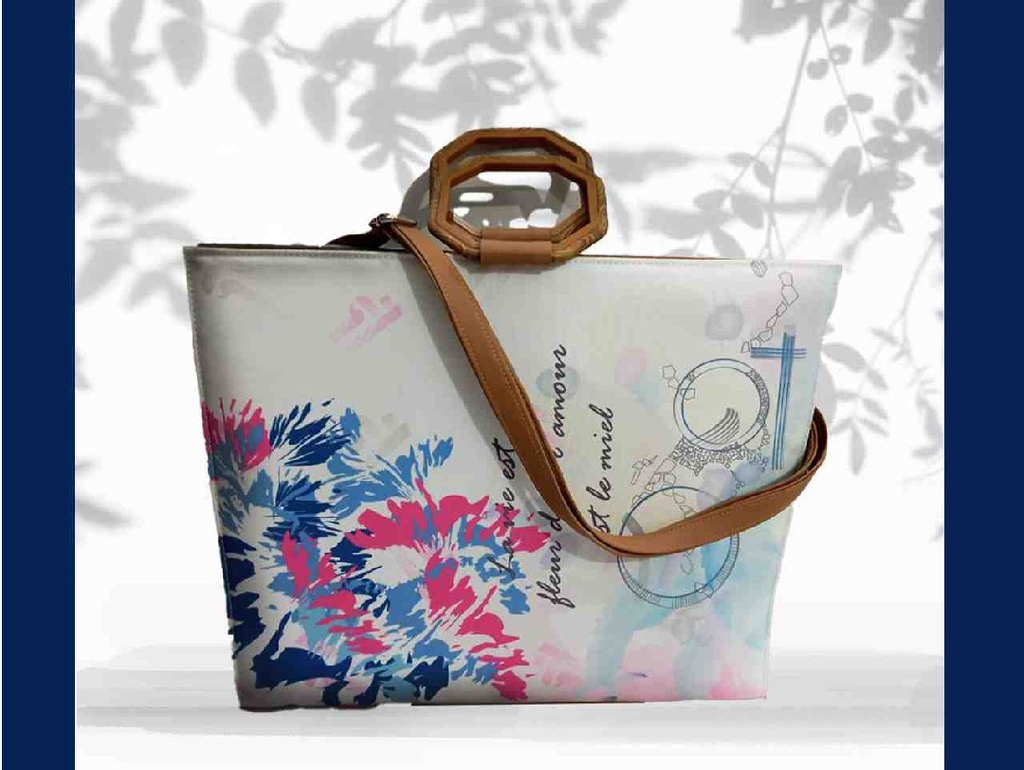 Watercolor Themed Tote Bag IMG # 2