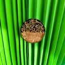 Gold leafed calligraphy Ring IMG # 1