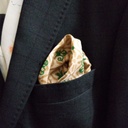 Block Printed Pocket Square