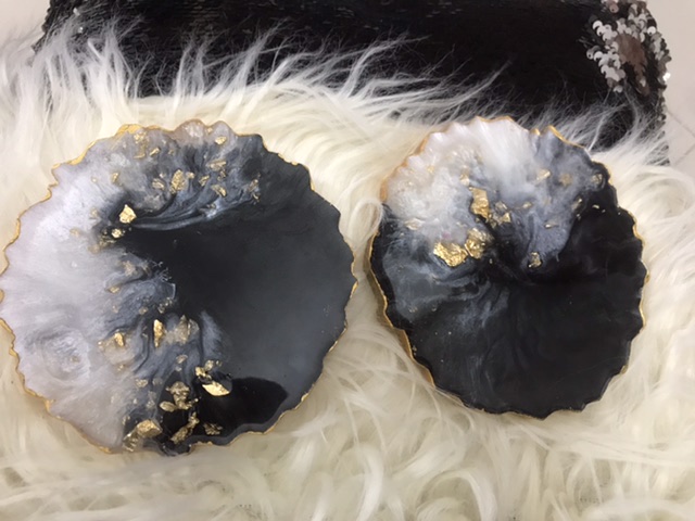Resin coasters