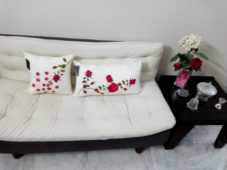 Hand Painted Cushion cover