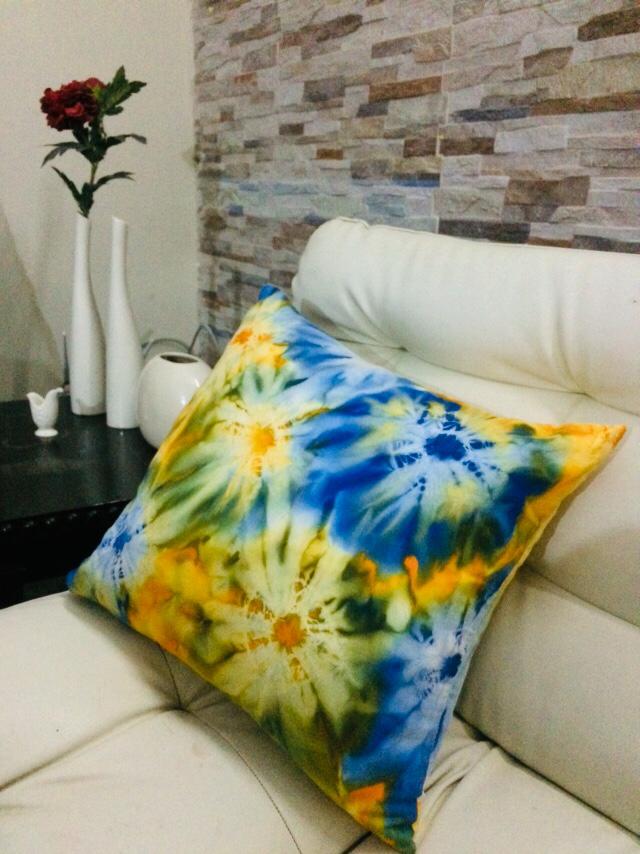 Shabori Tie Dye Cushion