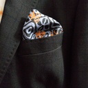 Block Printed Pocket Square