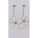 flower statement earrings