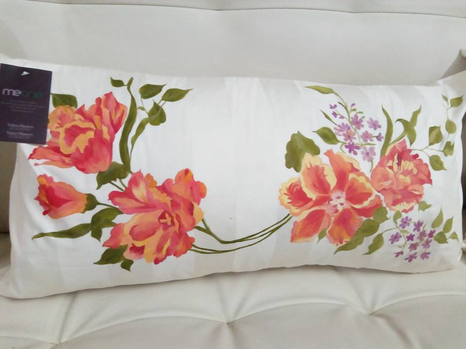 Hand Painted Custion cover