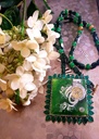 Green calligraphy