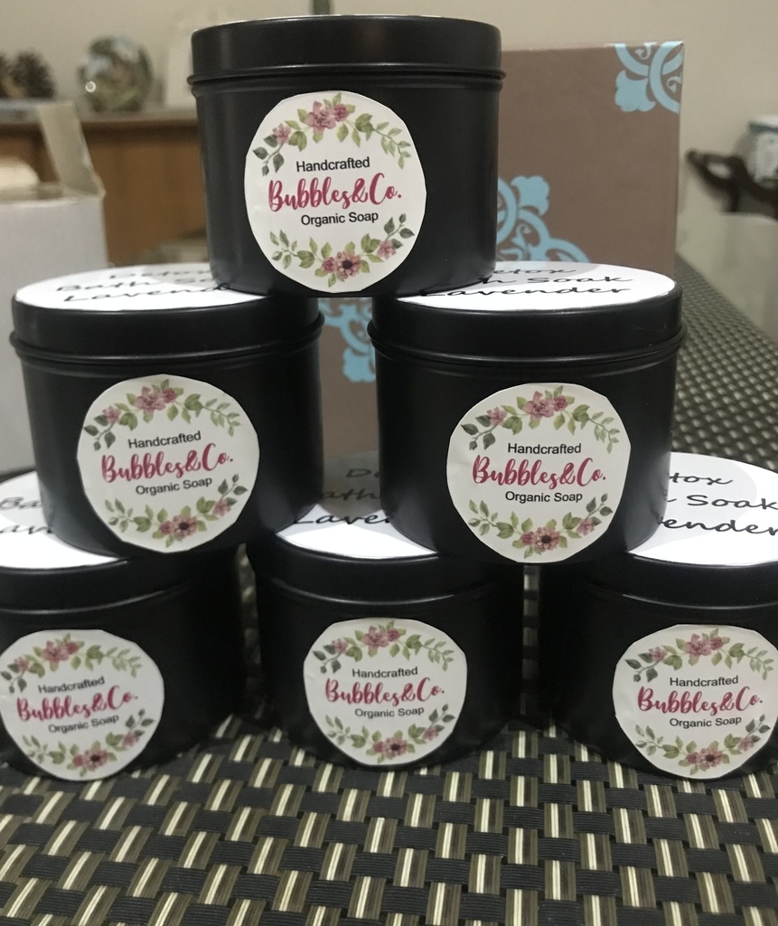 Organic Detox Body Scrub and Bath Soaks