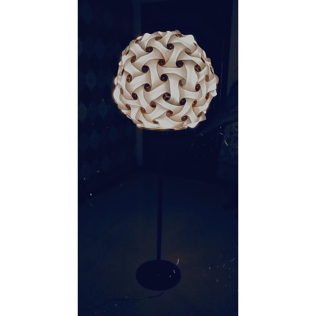 Origami puzzle lamp