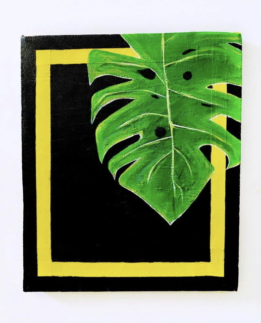 Monstera In Black