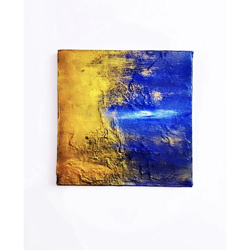 Blue Gold Textured