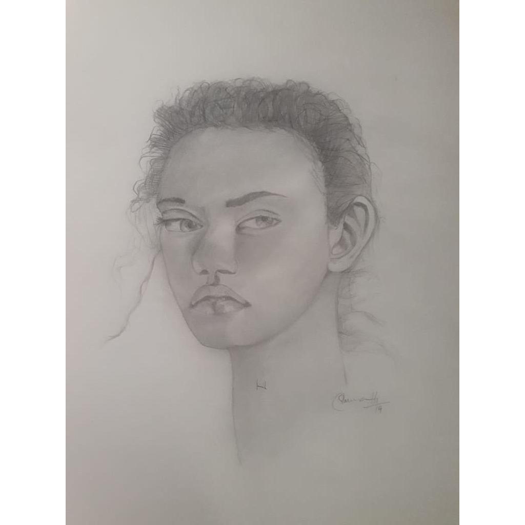 Silient portrait girl