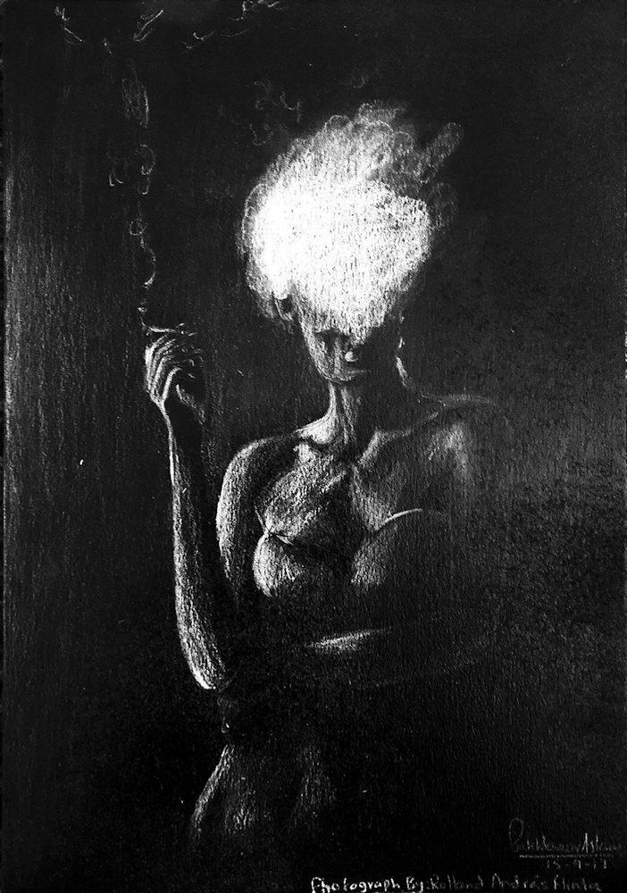 Smoke - Charcoal Drawing