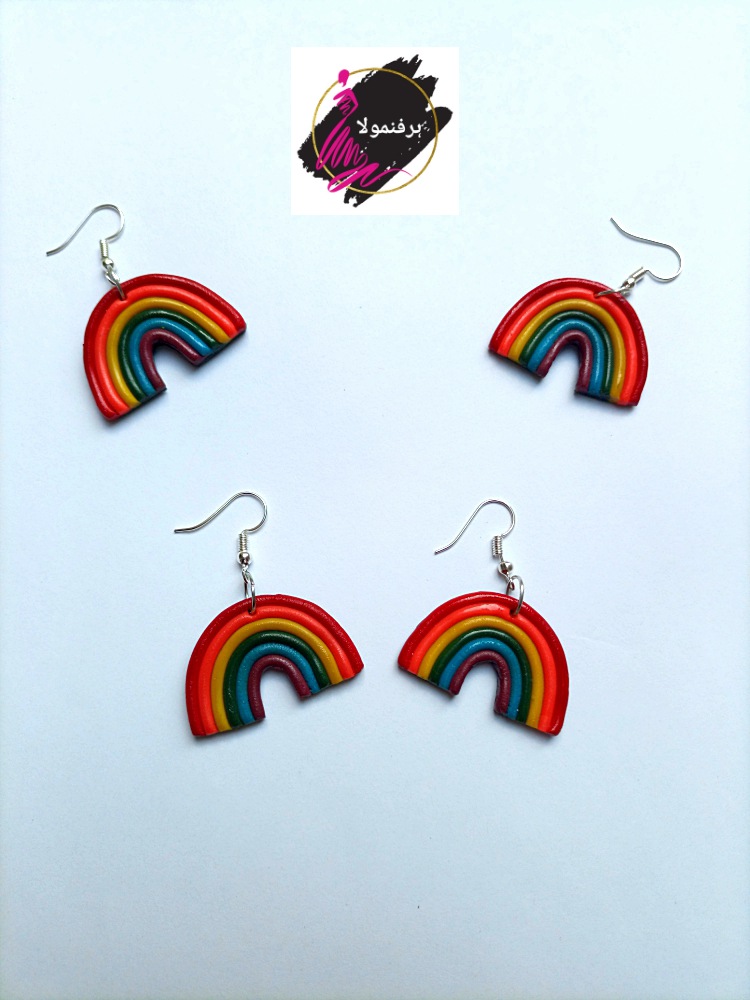 Handmade Rainbow Earrings