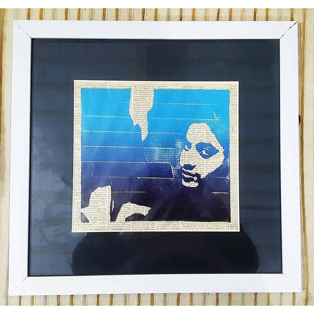 Basit Faryad's Wood Cut Portrait In 3 Different Designs