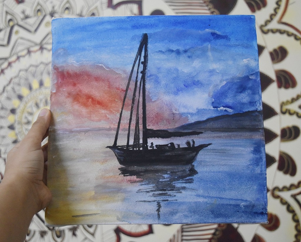 Ship on Seashore